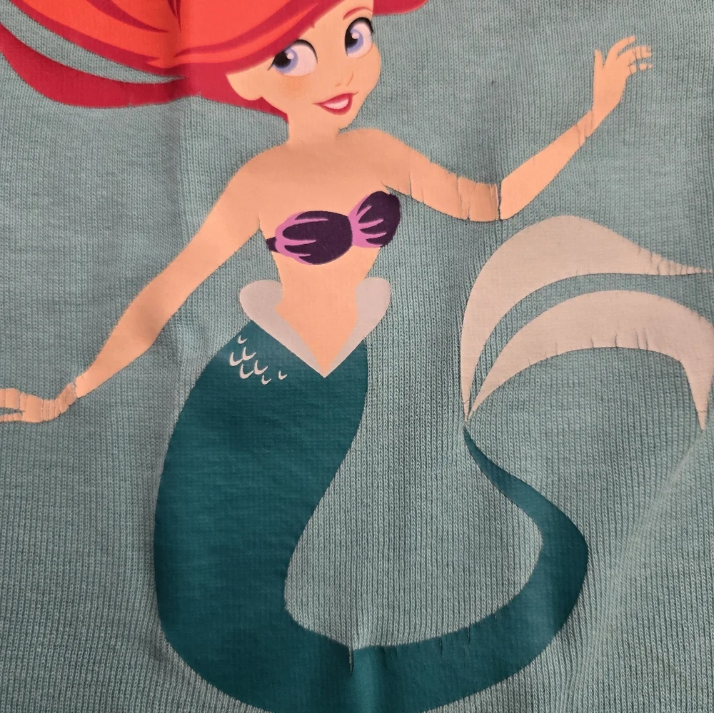 Hanna Andersson Disney Princess Ariel Belle Wonder Women Pajamas Size 120 / 6-7 - Picture 3 of 15